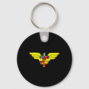 Autism Superhero Autism Gifts For Kids Keychain