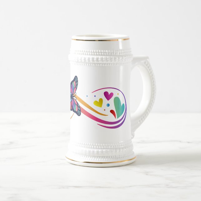 Autism Symbol  Gift Mug (Front Right)