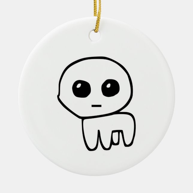 Autism TBH Creature Autism creature Ceramic Ornament (Front)