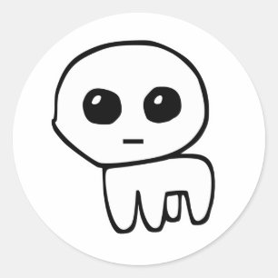 Autism TBH Creature Autism creature Classic Round Sticker