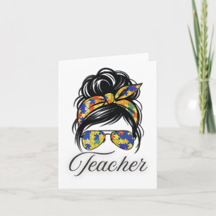 Autism Teacher Advocate Support Inclusion Special Card