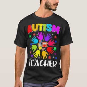 Autism Teacher Puzzle Autism Awareness Autistic Su T-Shirt