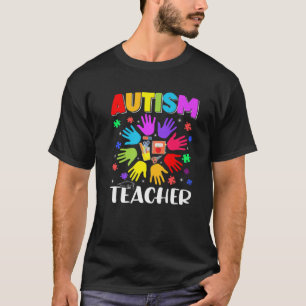 Autism Teacher Puzzle Autism Awareness Autistic Su T-Shirt