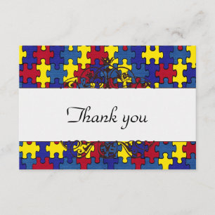 Autism Thank you Card