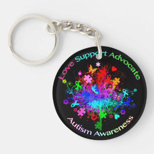 Autism Tree in Spectrum Keychain