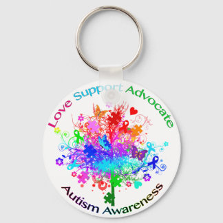 Autism Tree in Spectrum Keychain