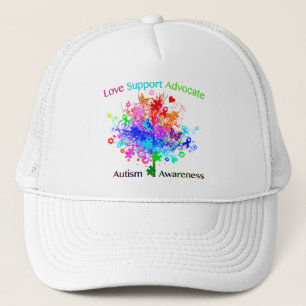 Autism Tree in Spectrum Trucker Hat