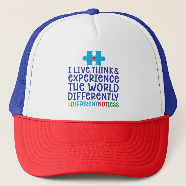Autism Trucker Hat/Cap Trucker Hat (Front)