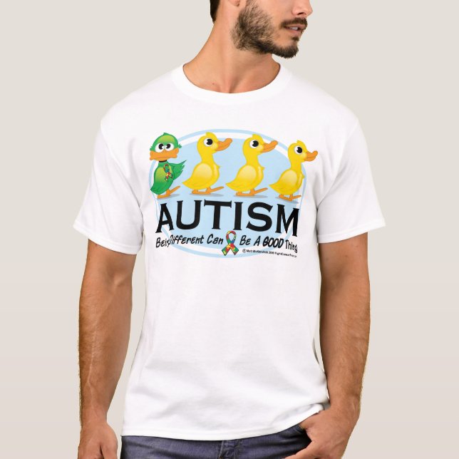Autism Ugly Duckling T-Shirt (Front)