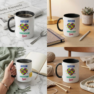 Autism Understand Love Inspirational Puzzle Mug
