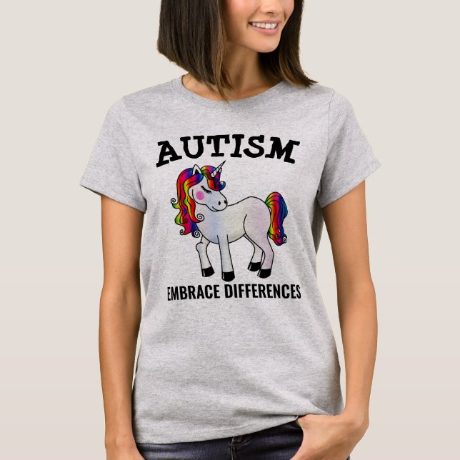 AUTISM UNICORN T-SHIRTS (Front)