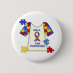 Autism Walk For Awareness 2 Inch Round Button