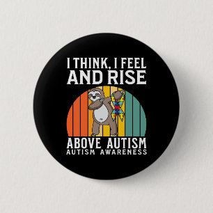 Autism Warrior Kids Puzzle Support Autism Awarenes 2 Inch Round Button