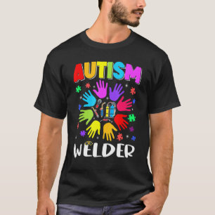 Autism Welder Puzzle Autism Awareness Autistic Sup T-Shirt