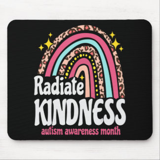 autism world awareness leopard rainbow Radiate Kin Mouse Pad