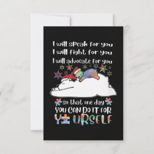Autism yourself card