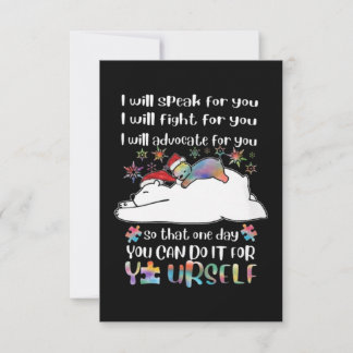 Autism yourself card