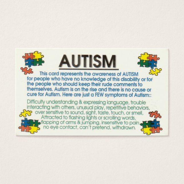 Autisme Informant (Devant)