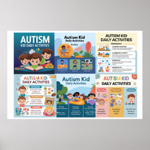 autisme - tableau des activités quotidiennes