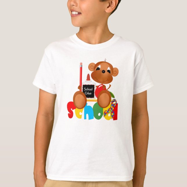 AutismKids Red  Ringer Tee (Front)