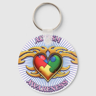AUTISMTRIBALHEART15 KEYCHAIN