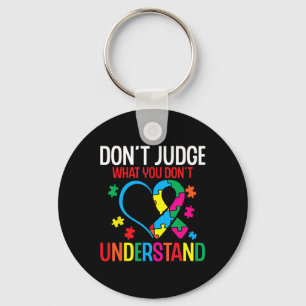 Autist Support Autism Keychain
