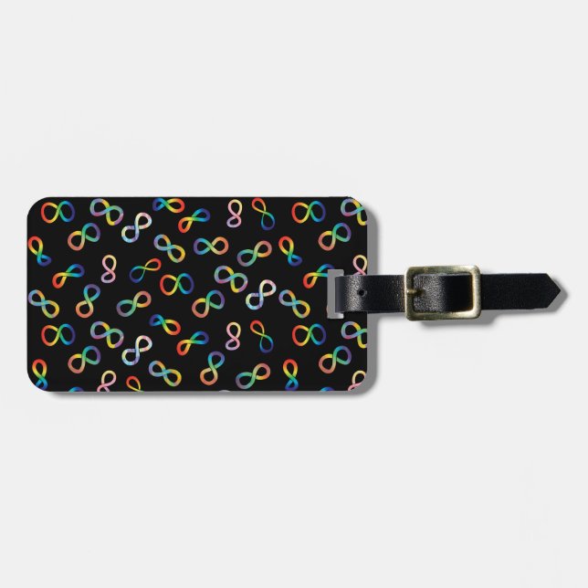 Autistic Acceptance | Add Contact Information Luggage Tag (Front Horizontal)