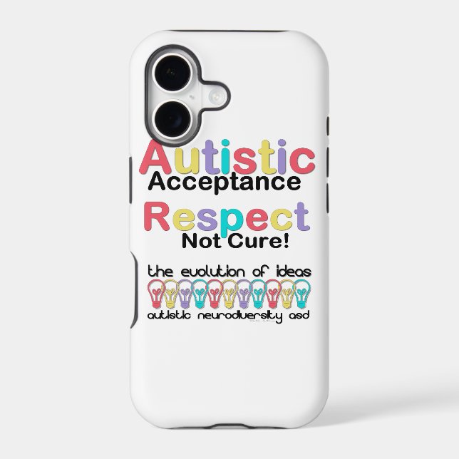 Autistic Acceptance Respect Not Cure (Back)
