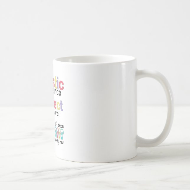 Autistic Acceptance Respect Not Cure Coffee Mug (Right)