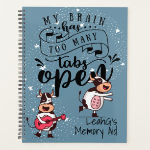 Autistic Adult or Teen Personalized Funny Planner