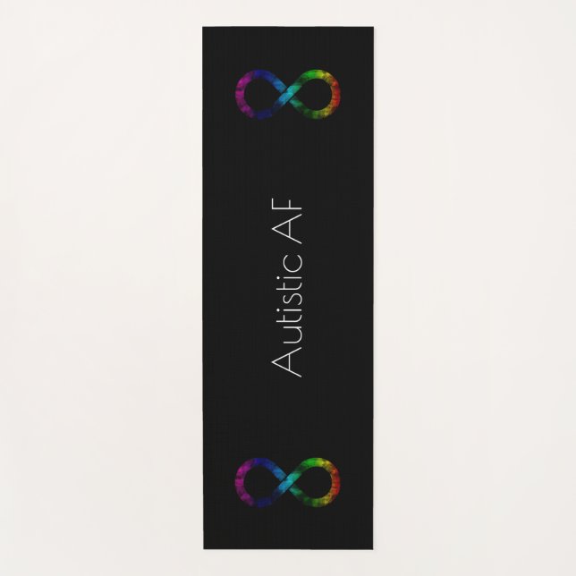 Autistic AF Yoga Mat (Front)