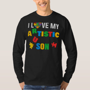 Autistic Artistic Autism Awareness Autistic Boys G T-Shirt