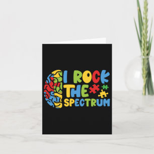 Autistic Autism Awareness Boys Toddler I Rock The Card