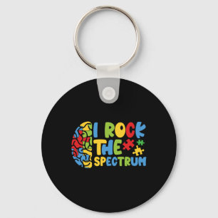Autistic Autism Awareness Boys Toddler I Rock The Keychain