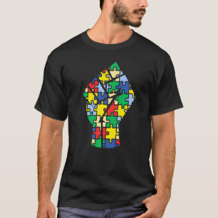Autistic Autism Awareness Kindness Hand Puzzle Gra T-Shirt