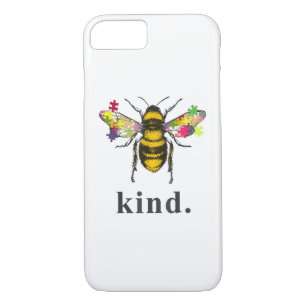 Autistic   Autism Be Kind Beekeeper Puzzle Piece Case-Mate iPhone Case