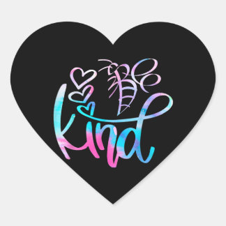 Autistic | Be Kind Autism Awareness Heart Sticker