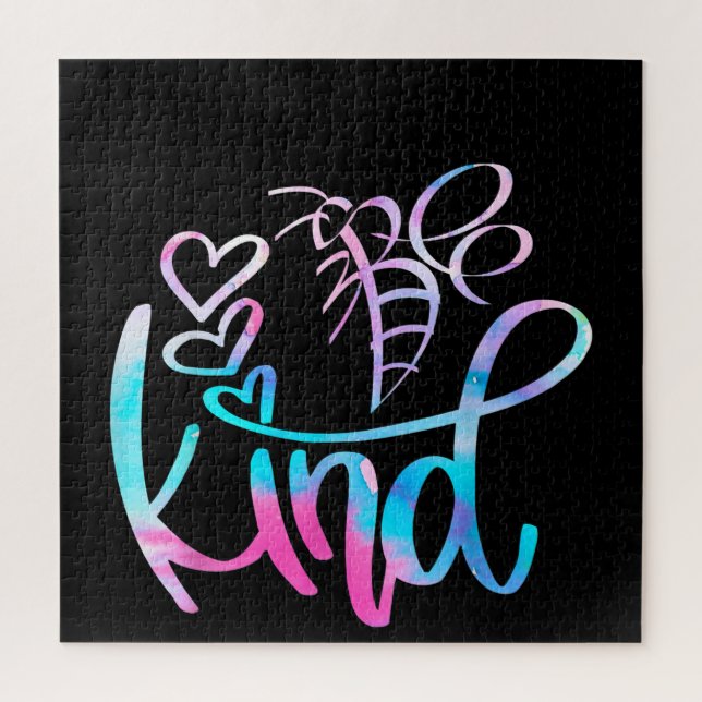 Autistic | Be Kind Autism Awareness Jigsaw Puzzle (Vertical)