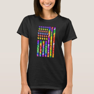 Autistic Child American Autism Awareness Mom Dad U T-Shirt