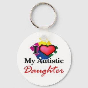 autistic daughter keychain