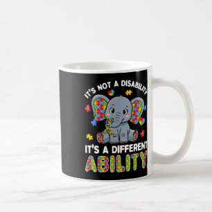 Autistic Different Ability Autism Awareness Elepha Coffee Mug