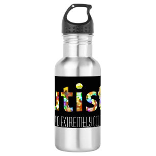 Autistic & Extremely Cool, ASD/ Autism 532 Ml Water Bottle