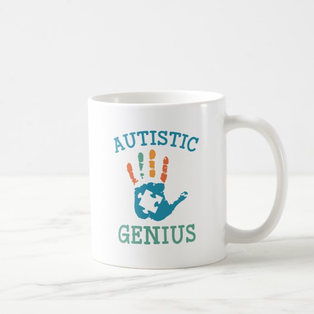Autistic Genius Coffee Mug (Right)