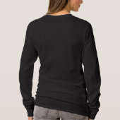 Autistic inside embroidered long sleeve T-Shirt (Back)