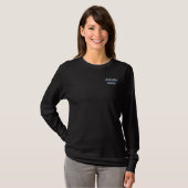 Autistic inside embroidered long sleeve T-Shirt (Front Full)