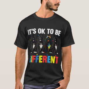 Autistic  It's Ok To Be Different Newfoundland Mom T-Shirt