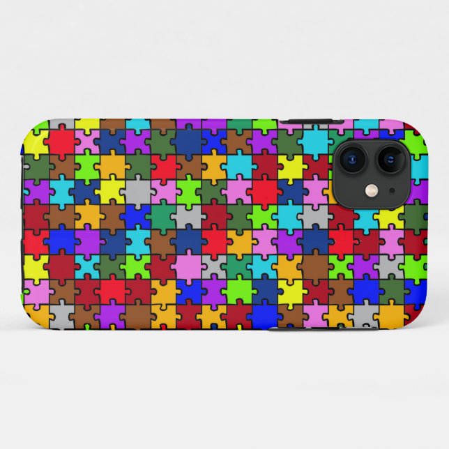 Autistic Jigsaw Case-Mate iPhone Case (Back (Horizontal))