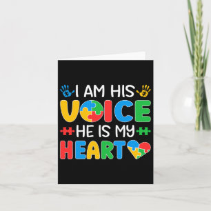Autistic Mom Autistic Dad Autism Awareness Month M Card