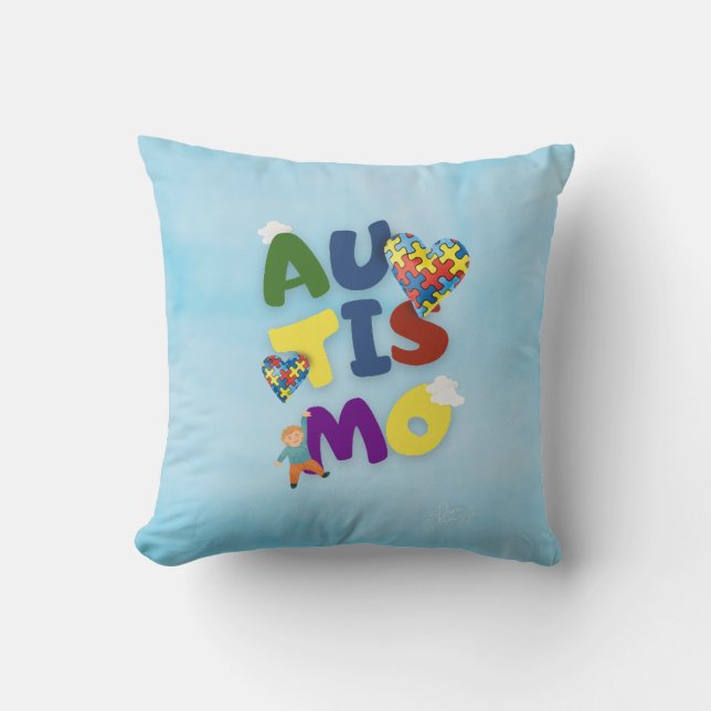 Autistic Mother Pillow (Front)