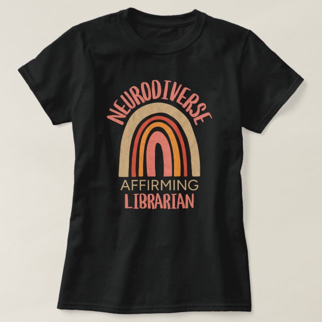 Autistic Neurodiversity Affirming Acceptance Libra T-Shirt (Design Front)